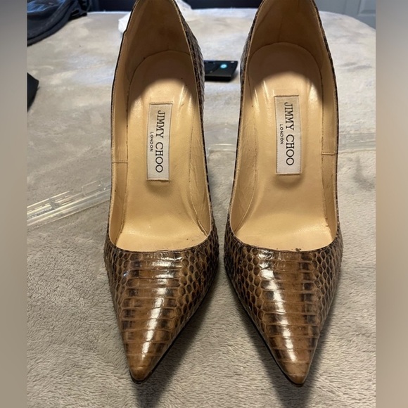 Jimmy Choo Shoes - Jimmy Choo Brown Leather Women's Shoes